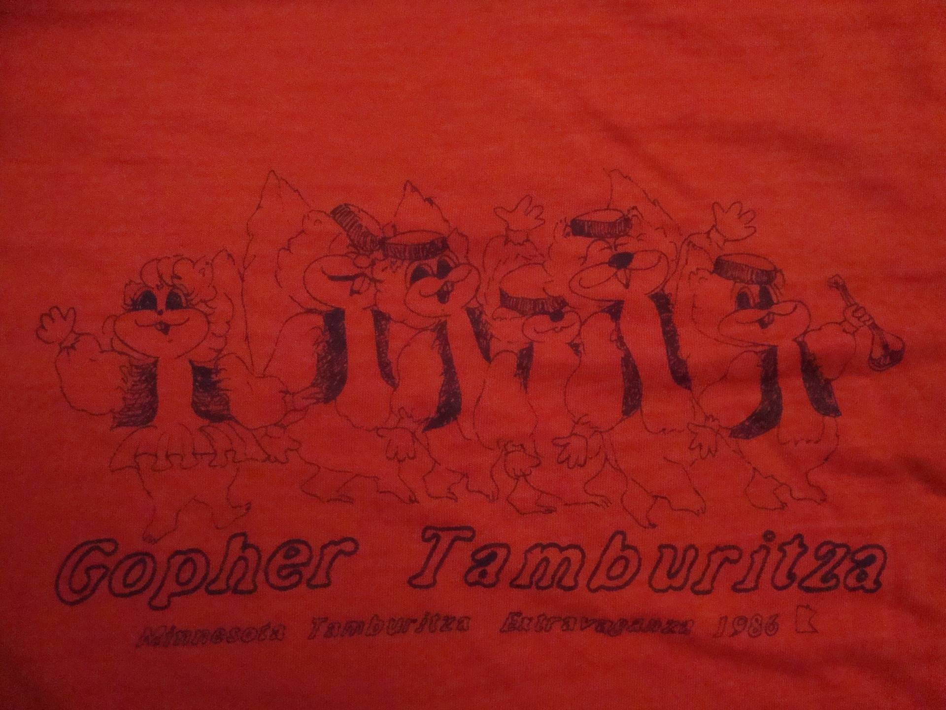 Vtg 80Er Jahre Gopher Tamburitza Mn Extravaganza 1986 T Shirt Erwachsene S Vtg 80Er Jahre Gopher Tamburitza Mn Extravaganza 1986 T Shirt Erwachsene S von Neatshirt