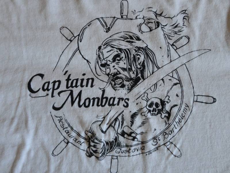 Vtg 90Er Jahre Pirate Captain Monbars Restaurant T-Shirt Hanes White Cotton Passend Für L Usa Vtg 90Er Jahre Pirate Captain Monbars Restaurant T-Shirt Hanes White Cotton Passend Für L Usa von Neatshirt