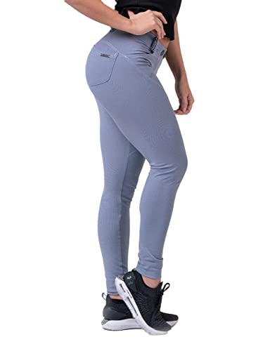 NEBBIA Damen Hose Dreamy blaumeliert S (36) von Nebbia