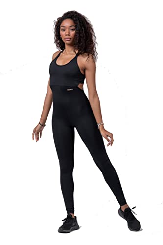 NEBBIA Damen Sportanzug INTENSE schwarz/gold S von Nebbia