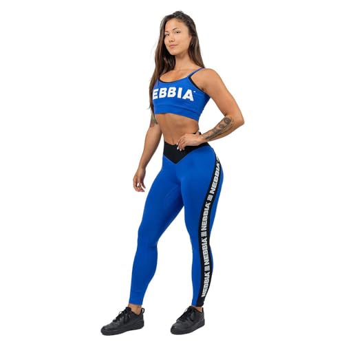 Nebbia Leggins Mit Hohem Bund Iconic Blau M von Nebbia