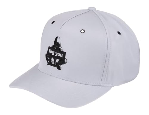 Nebelkind NK1 Snapback Cap Strap-Verschluss gebogener Schirm grau OneSize Unisex von Nebelkind