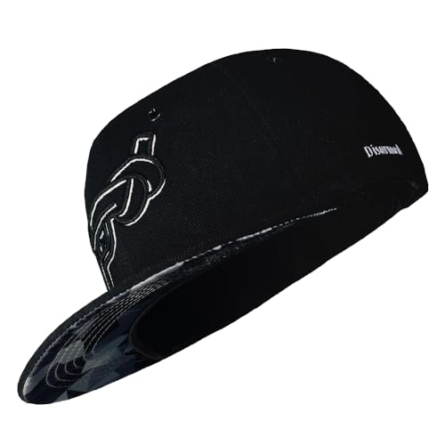 Nebelkind Snapback-Cap-Herren Damen Disarmed Waffe schwarz, Einheitsgröße OneSize, Größenverstellbar, Unisex, hochwertige Basecap trendig, Streetwear Style, Baseball-Kappe mit geradem Schirm, Retro von Nebelkind