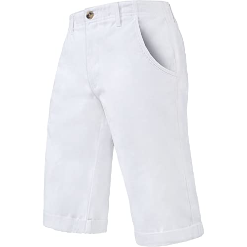 Nebulus Herren Chino Short DEEP, Kurze Hose, Freizeit, Baden, Outdoor, Herren, weiß, Größe L von Nebulus