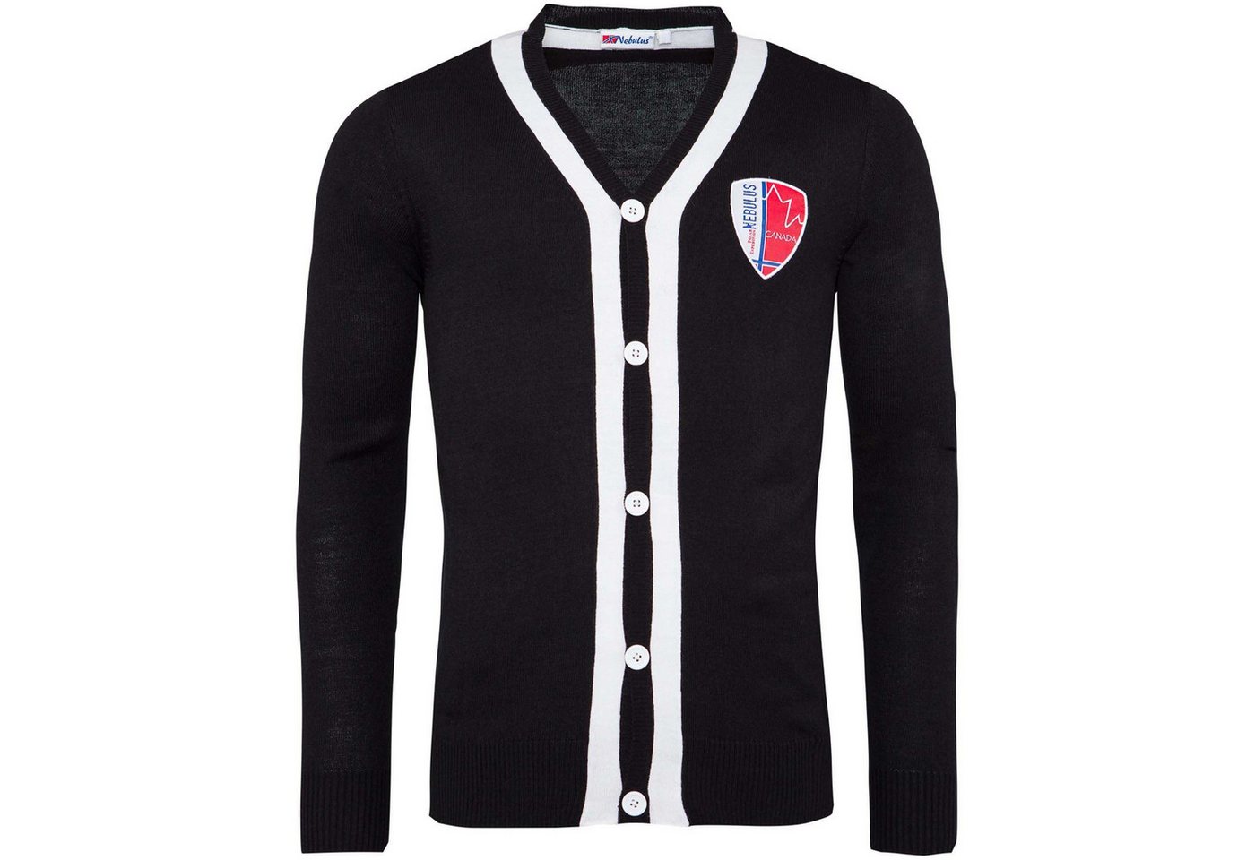 Nebulus Cardigan FARO, P736 - Herren, schwarz, S von Nebulus