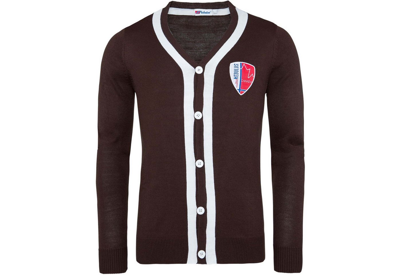 Nebulus Cardigan FARO, P737 - Herren, dunkelbraun, M von Nebulus