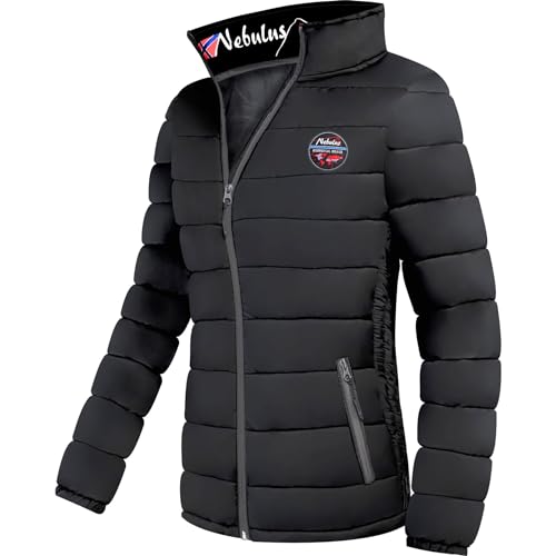 Nebulus Damen Jacke TAMMES, warme Outdoorjacke, praktische & vielseitige Übergangs- & Winterjacke, schwarz - L/40 von Nebulus