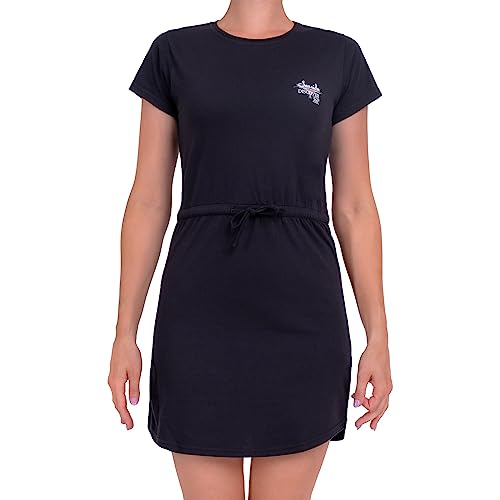 Nebulus Damen Kleid Delia, tailliertes Kleid, knielanges Kleid, schwarz - L/40 von Nebulus