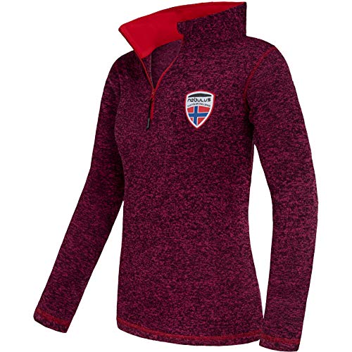 Nebulus Damen Pullover Kyle, Warmer Fleecepullover, Pulli aus Fleece mit Half Zip Reißverschluss, Fuchsia-rot - XXL/44 Nebulus Damen Pullover Kyle, Warmer Fleecepullover, Pulli aus Fleece mit Half Zip Reißverschluss, Fuchsia-rot - XXL/44 von Nebulus