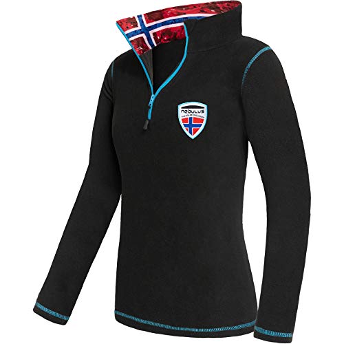 Nebulus Damen Pullover NARDY, Warmer Fleecepullover, Pulli aus Fleece mit Half Zip Reißverschluss, schwarz - XL/42 Nebulus Damen Pullover NARDY, Warmer Fleecepullover, Pulli aus Fleece mit Half Zip Reißverschluss, schwarz - XL/42 von Nebulus