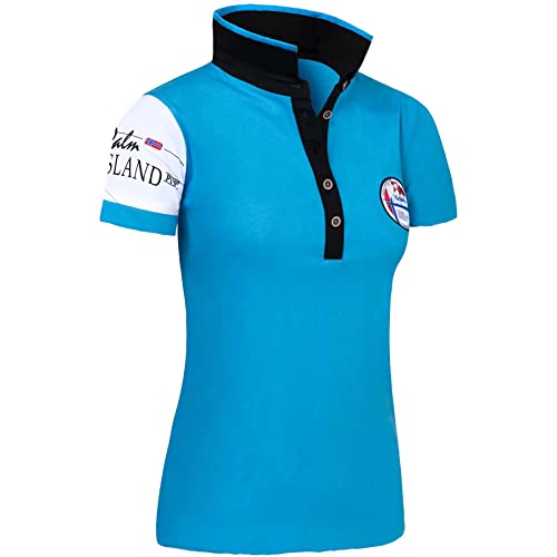 Nebulus Damen Poloshirt PAITAS, Shirt, Sweatshirt, Polo, Malibu - S/36 von Nebulus