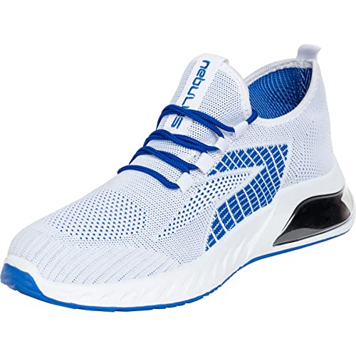 Nebulus Damen Sneaker ROYAL, Schuhe, Sportschuhe, Freizeit, weiß-blau, Größe 42 von Nebulus