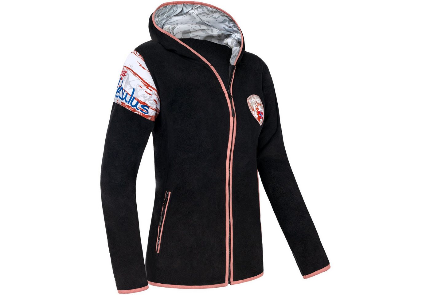 Nebulus Fleecejacke, P048 - Damen, schwarz, S/36 von Nebulus