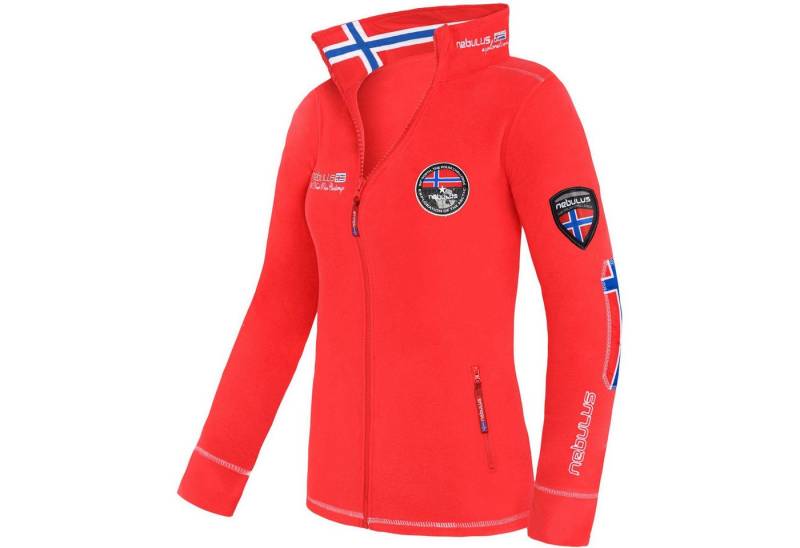 Nebulus Fleecejacke EXPLORE, Q801 - Damen, rot, L/40 von Nebulus