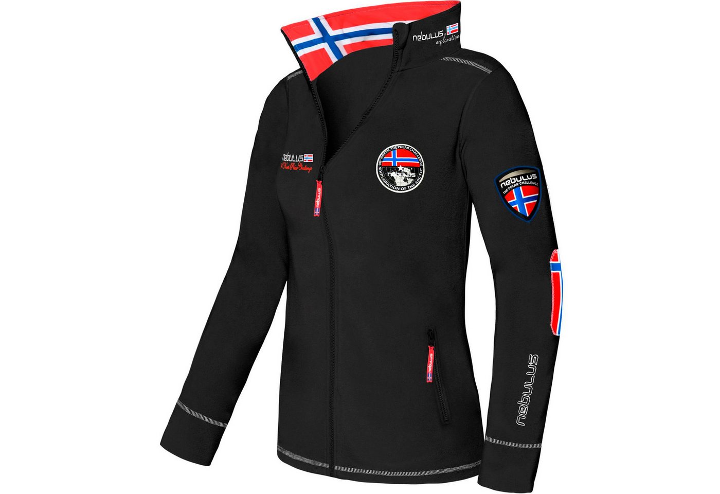 Nebulus Fleecejacke EXPLORE, Q905 - Damen, schwarz, L/40 von Nebulus