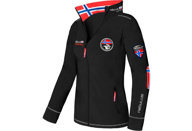 Nebulus Fleecejacke EXPLORE, Q905 - Damen, schwarz, L/40 von Nebulus
