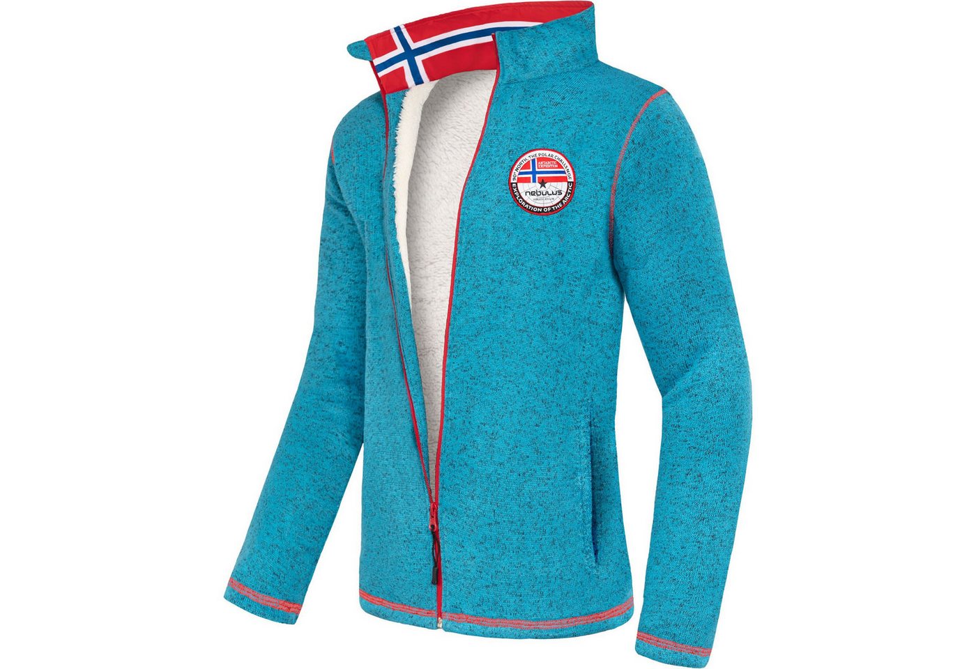 Nebulus Fleecejacke FALLOU, P5497 - Herren, türkis, XXL von Nebulus