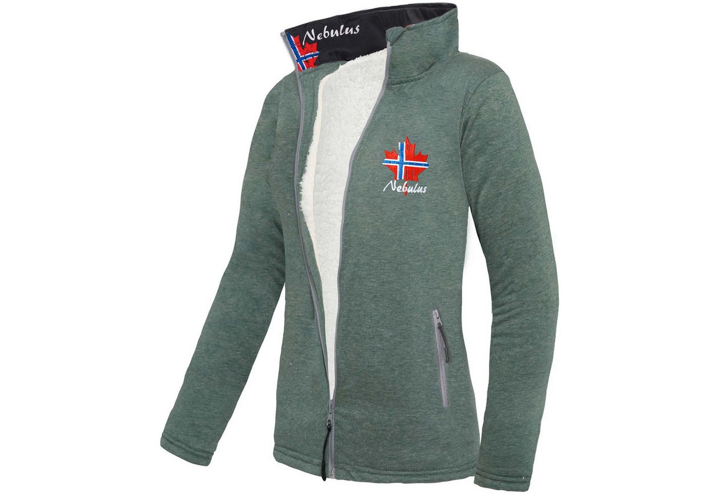 Nebulus Fleecejacke GAP, P2315 - Damen, grün, L/40 von Nebulus