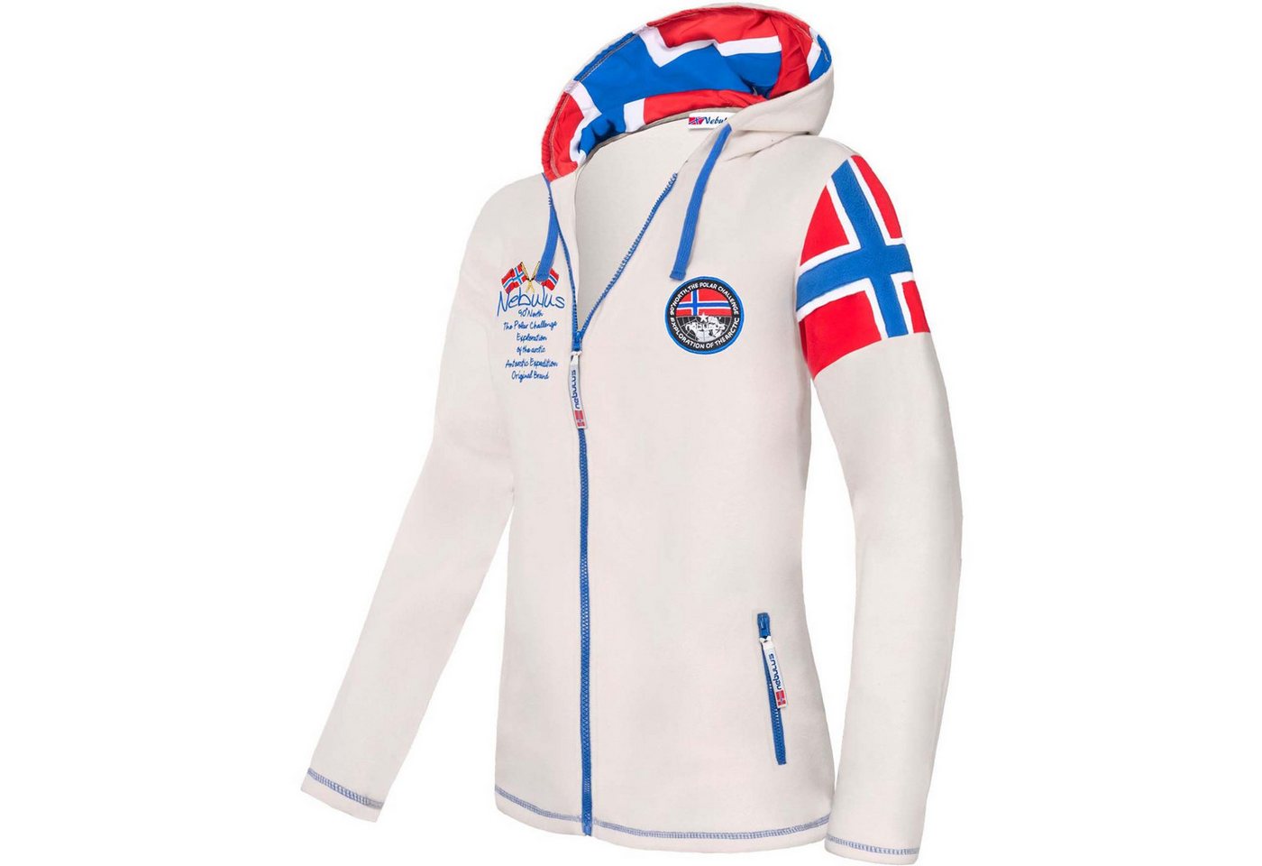 Nebulus Fleecejacke KINLEY, Q1739 - Damen, weiß, XXL/44 von Nebulus
