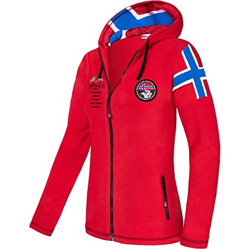 Nebulus Fleecejacke Kinley T104 (Modell: Q1738 - Damen, rot; Größe: L(40)) FBA von Nebulus