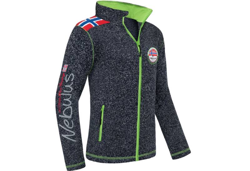 Nebulus Fleecejacke NORKY, P4942 - Herren, navy meliert, 3XL von Nebulus