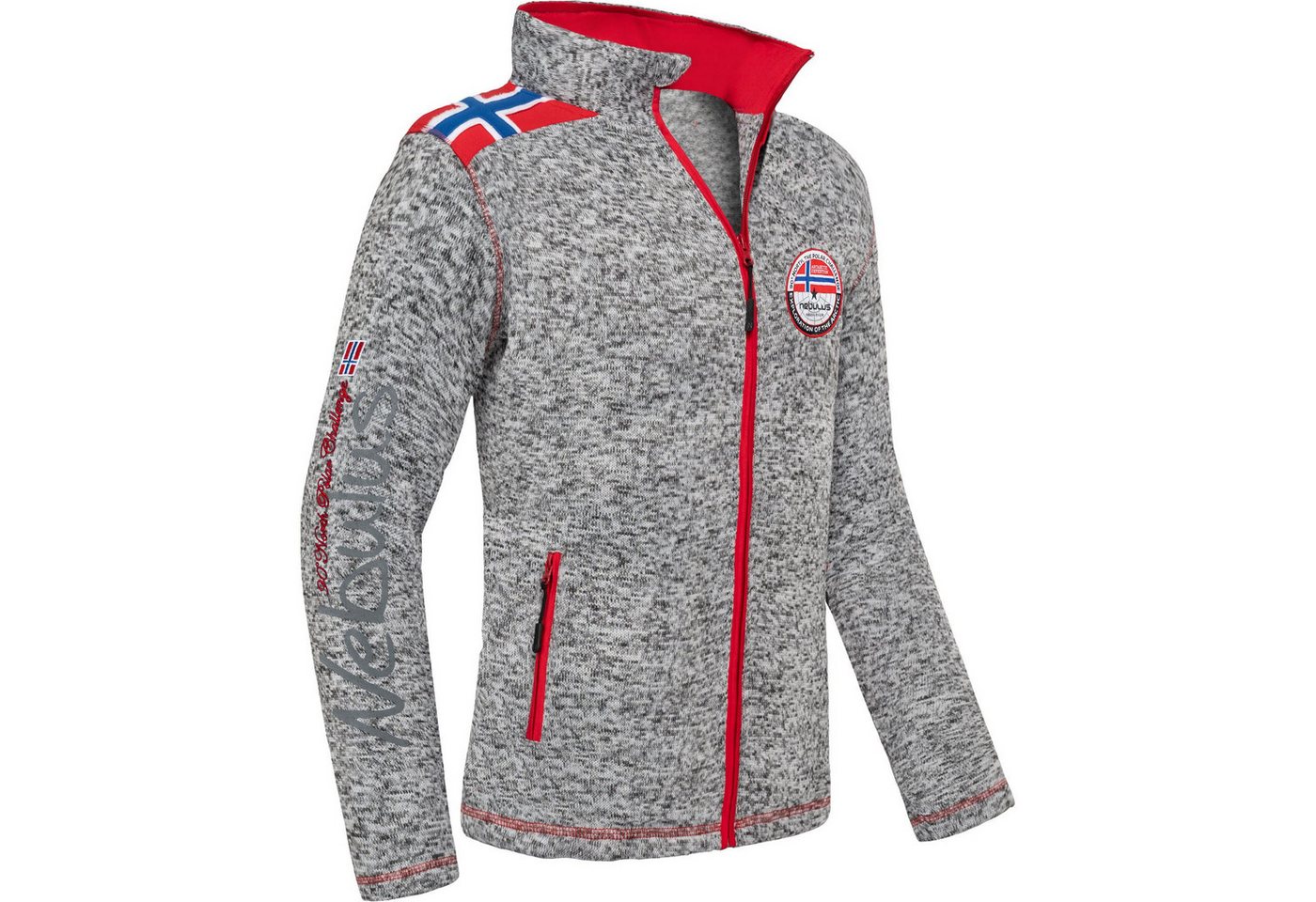 Nebulus Fleecejacke NORKY, P4945 - Herren, hellgrau melie, M von Nebulus