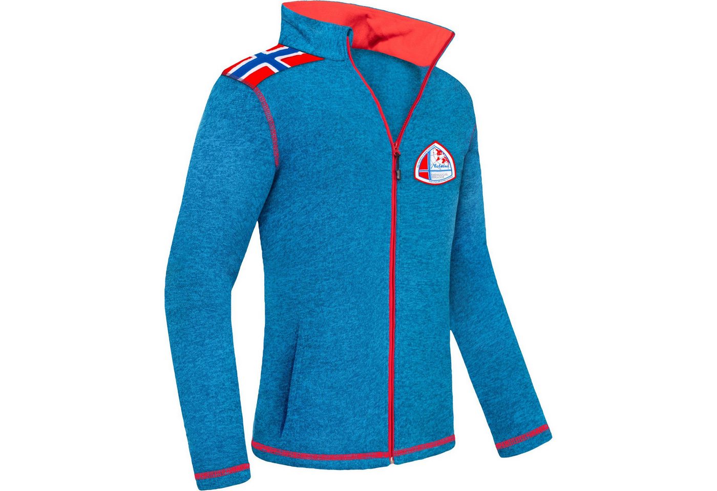 Nebulus Fleecejacke NORSKY, P4955 - Herren, malibu meliert, XL von Nebulus