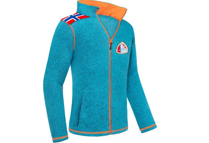 Nebulus Fleecejacke NORSKY, P5125 - Herren, türkis meliert, XL von Nebulus