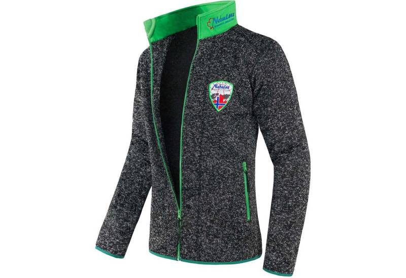 Nebulus Fleecejacke VLADO, P2030 - Herren, schwarz-grün, L von Nebulus