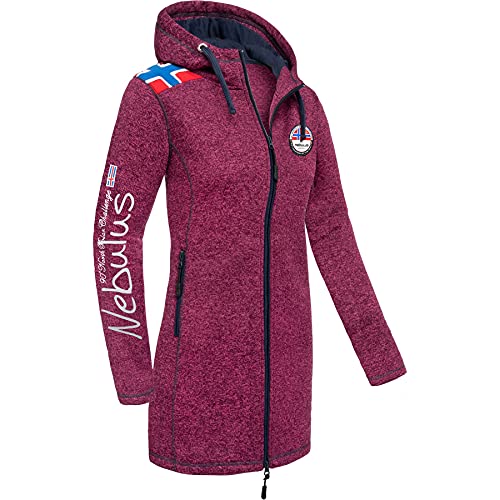 Nebulus Fleecemantel NORSKINI Damen (Model: P5942 - Damen, fuchsia; Größe: M/38) von Nebulus