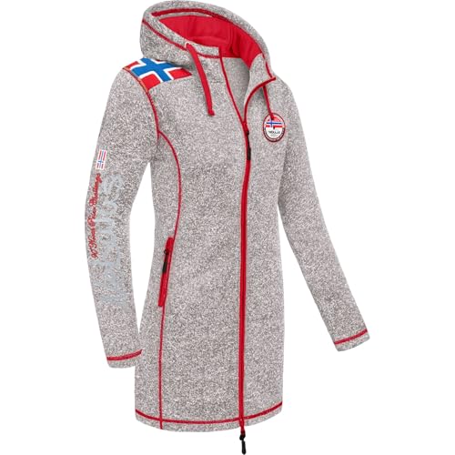 Nebulus Fleecemantel NORSKINI Damen (hellgrau, XXL/44) von Nebulus