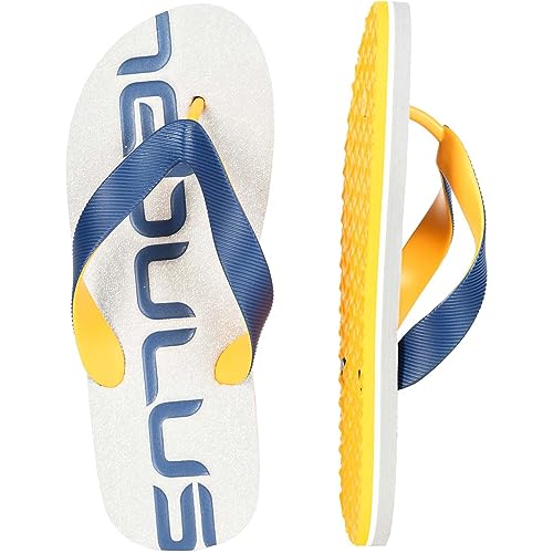 Nebulus Flip Flops Peed Herren, Navy-gelb - 43-44 von Nebulus