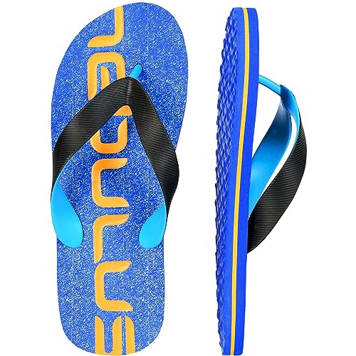 Nebulus Flip Flops Peed Herren, blau-orange - 43-44 von Nebulus