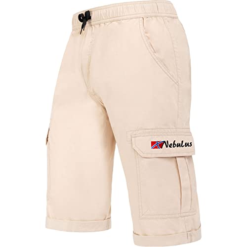 Nebulus Herren Beach, Kurze Hose, Shorts, beige-Cement - M von Nebulus