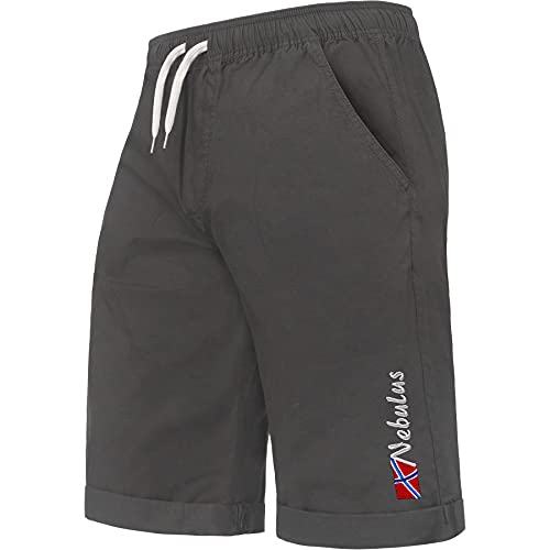 Nebulus Herren Shorts MUDA, Kurze Hose, Sommerhose, schwarz - L von Nebulus