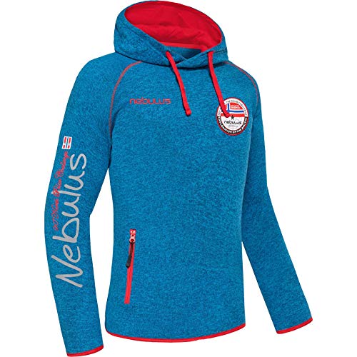 Nebulus Herren Fleecehoody Mill, Warmer Hoody, Kapuzenpullover, Malibu - L von Nebulus