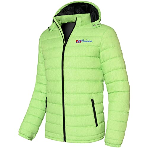 Nebulus Herren Jacke COLORS, warme Outdoorjacke, praktische & vielseitige Übergangs- & Winterjacke, lime - S von Nebulus