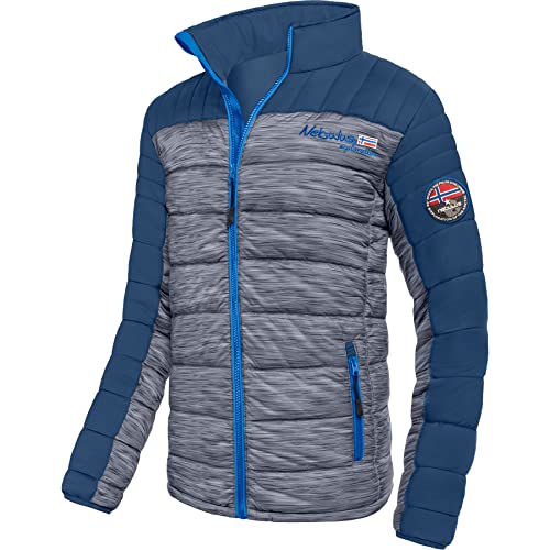 Nebulus Herren Jacke EMOTION, warme Outdoorjacke, praktische & vielseitige Übergangs- & Winterjacke, navy-kobalt - L von Nebulus