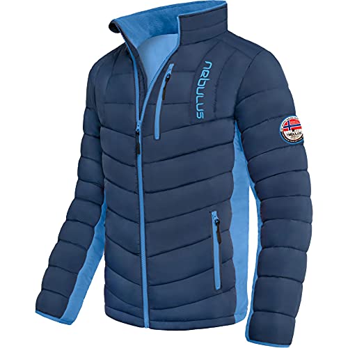 Nebulus Herren Jacke GRAFFITY, warme Outdoorjacke, praktische & vielseitige Übergangs- & Winterjacke, navy-kobalt - S von Nebulus