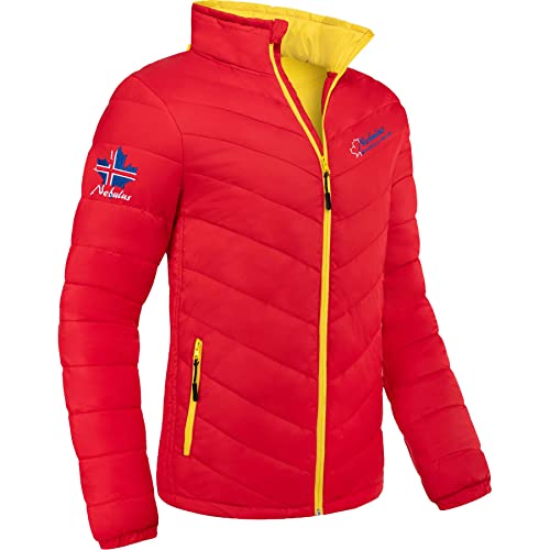 Nebulus Herren Jacke LEMAN, warme Outdoorjacke, praktische & vielseitige Übergangs- & Winterjacke, rot - M von Nebulus