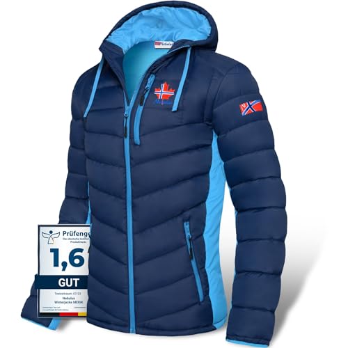 Nebulus Herren Jacke MERIK, warme Outdoorjacke, praktische & vielseitige Übergangs- & Winterjacke, navy-blau - S Nebulus Herren Jacke MERIK, warme Outdoorjacke, praktische & vielseitige Übergangs- & Winterjacke, navy-blau - S von Nebulus