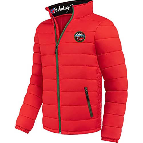 Nebulus Herren Jacke TAMMES, warme Outdoorjacke, praktische & vielseitige Übergangs- & Winterjacke, rot - M von Nebulus