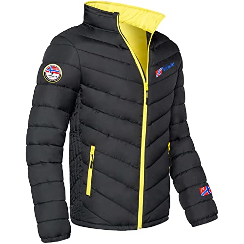 Nebulus Herren Jacke TANNO, warme Outdoorjacke, praktische & vielseitige Übergangs- & Winterjacke, schwarz - M von Nebulus