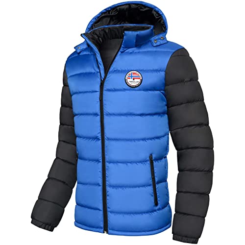 Nebulus Herren Jacke UNIMAK, warme Outdoorjacke, praktische & vielseitige Übergangs- & Winterjacke, olymp_blue - s - S von Nebulus