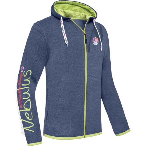 Nebulus Herren Jacke VIPES, Übergangsjacke, Freizeitjacke, navy-lime - L von Nebulus