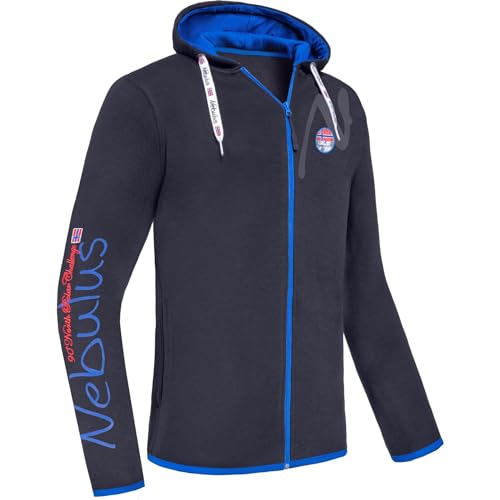 Nebulus Herren Jacke VIPES, Übergangsjacke, Freizeitjacke, schwarz-Kobalt - L von Nebulus