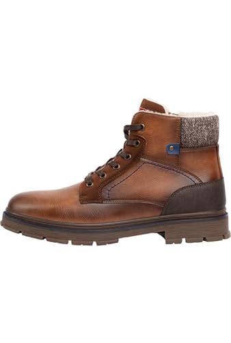 Nebulus Herren Winterstiefel LEVI, warme und praktische Stiefel, Übergangsschuhe, hellbraun-blau - 41 von Nebulus