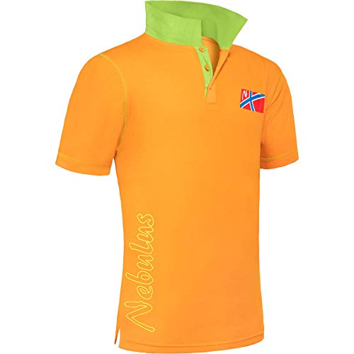 Nebulus Herren Poloshirt ALEO, Shirt, Sweatshirt, Polo, orange - L von Nebulus