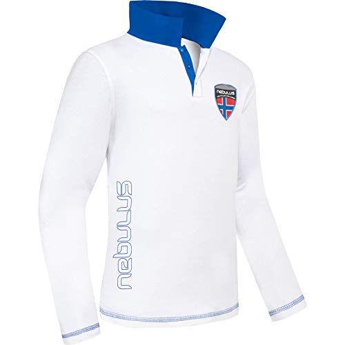 Nebulus Herren Poloshirt BENTUS, Shirt, Sweatshirt, Polo, weiß - XL von Nebulus