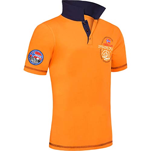 Nebulus Herren Poloshirt Craig, Shirt, Sweatshirt, Polo, orange - L von Nebulus